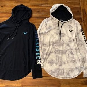 Hollister hooded long sleeve shirt bundle xs